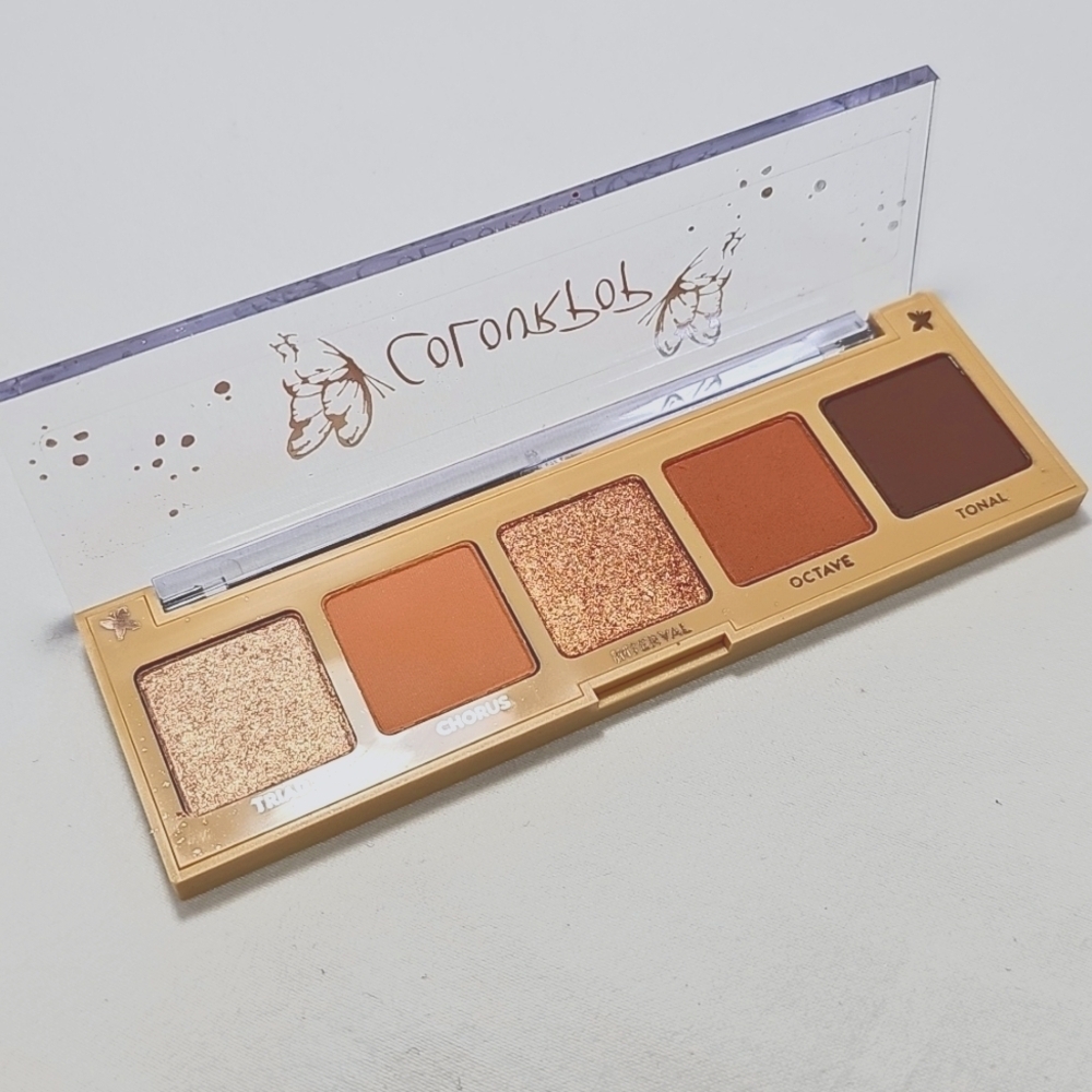 ColourPop Harmony Eyeshadow Or Pressed Powder Palette Copper Creme Shimmer Matte